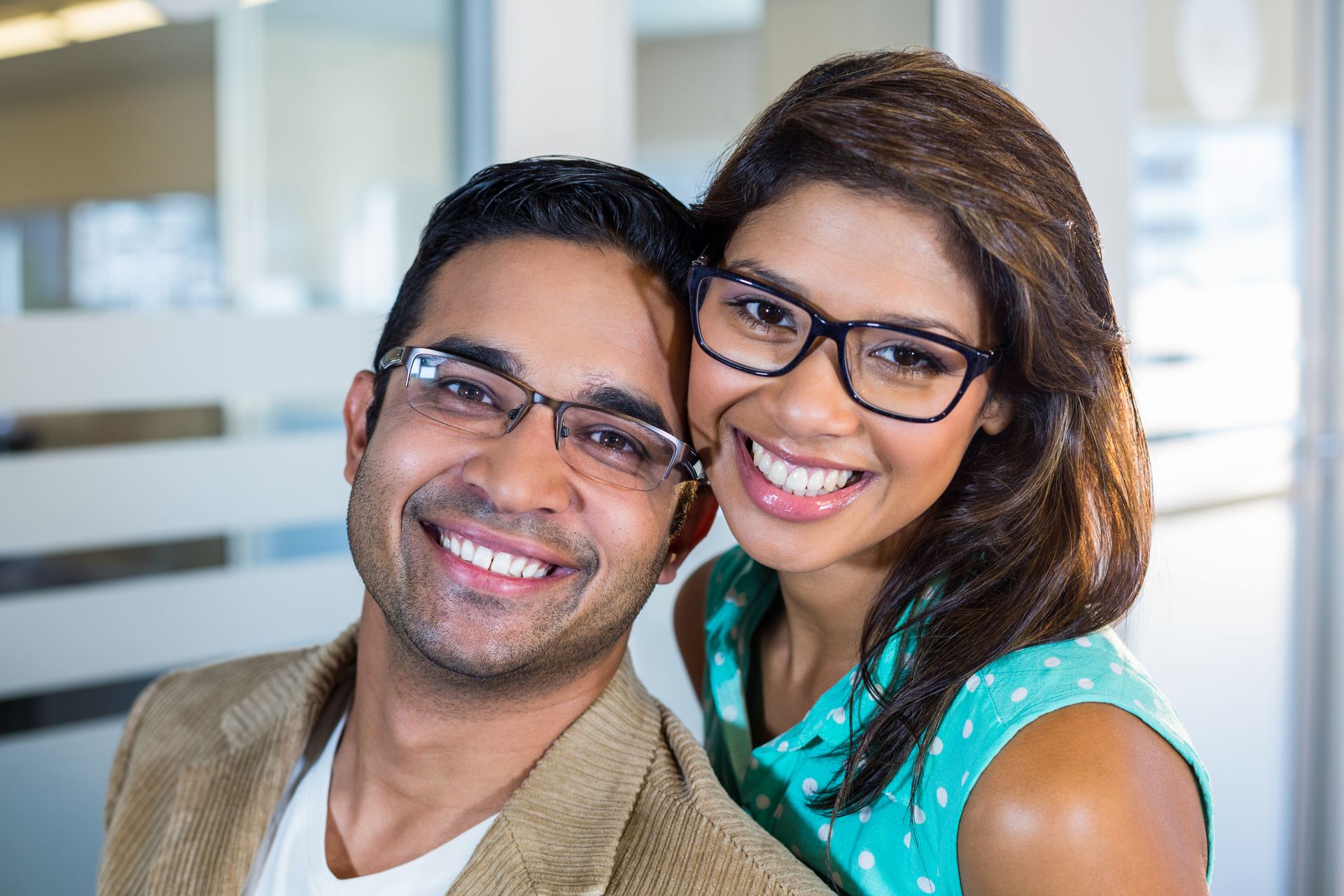 Selection of prescription eyeglasses frames at Pearle Vision Whitby