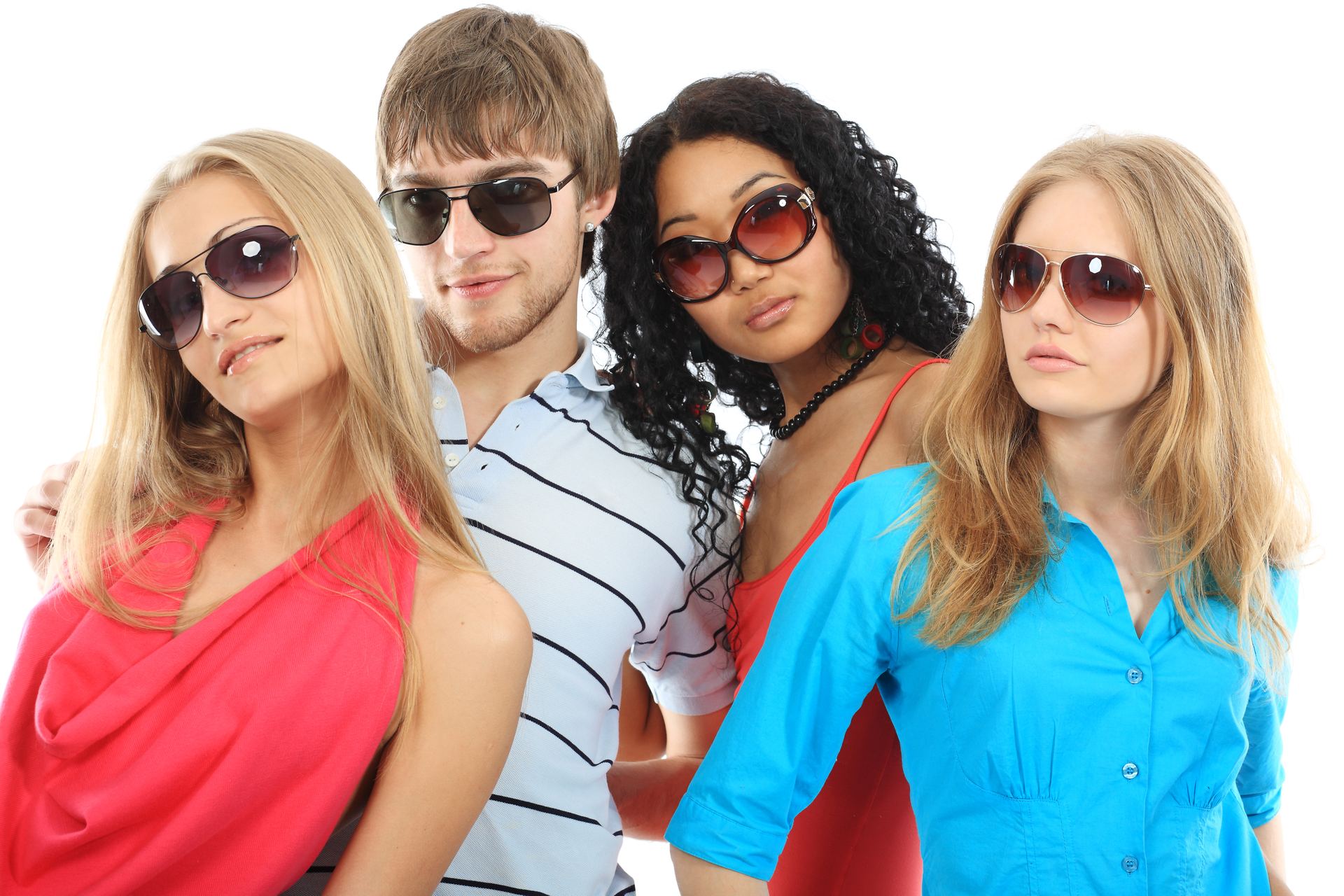 Prescription sunglasses display at Pearle Vision Whitby
